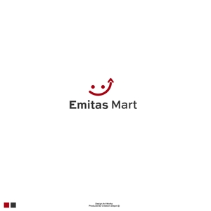 red3841 (red3841)さんの飲食店の食品通販サイト「エミタスマート」のブランドロゴ制作への提案