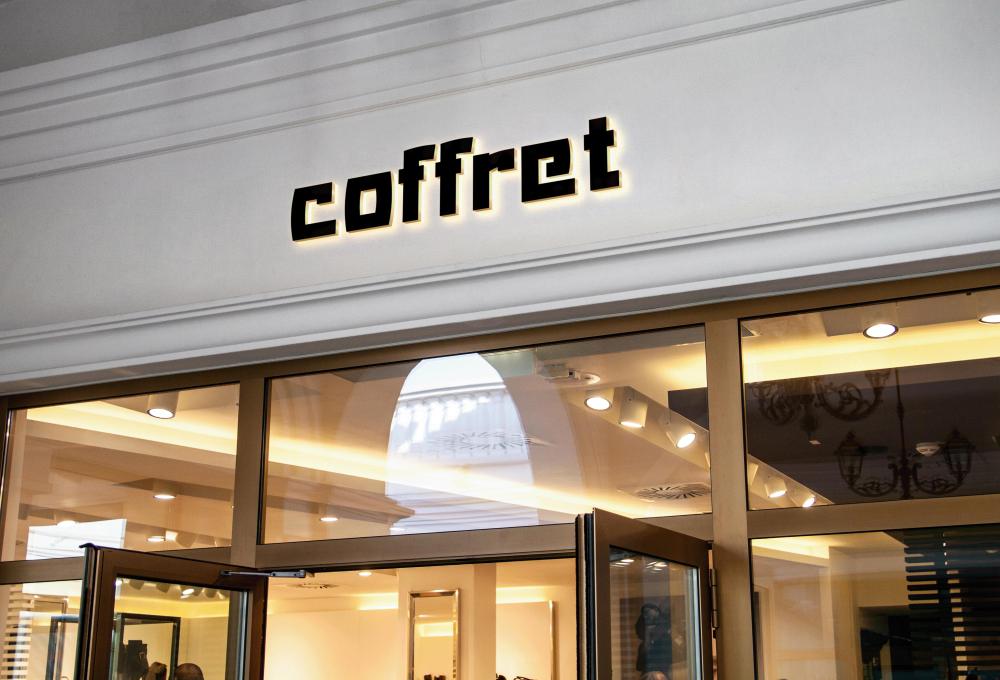 千円カット～coffret～　の店舗ロゴ 
