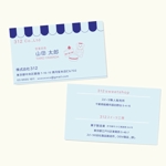 nm design (natsumi_0128)さんの無人スイーツショップとスイーツ工房の可愛い名刺への提案