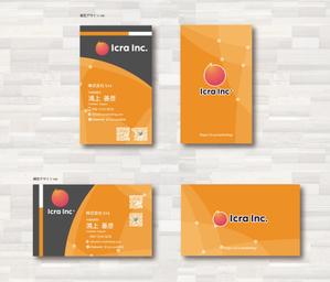 SUPLEY_ad (ad_infinity007)さんのマーケティングカンパニー「Icra」の名刺制作依頼への提案