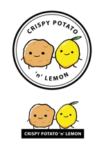 やす (yasunoly)さんの新規オープン「CRISPY POTATO 'n' LEMON」のロゴマークへの提案