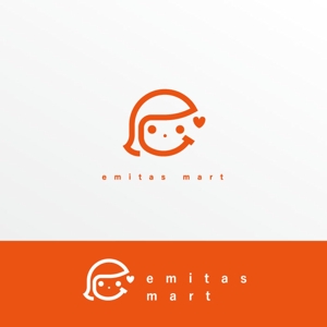 kaneru design (marumaruk209r)さんの飲食店の食品通販サイト「エミタスマート」のブランドロゴ制作への提案