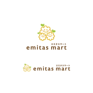 途理tori. (toritoritori3)さんの飲食店の食品通販サイト「エミタスマート」のブランドロゴ制作への提案
