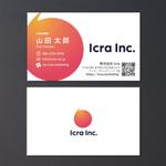 morris (morris_design)さんのマーケティングカンパニー「Icra」の名刺制作依頼への提案