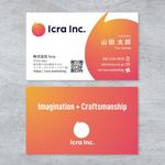 morris (morris_design)さんのマーケティングカンパニー「Icra」の名刺制作依頼への提案