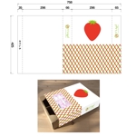 まきこ (maki-ko)さんのいちご農園ワイズアグリの贈答用箱のデザイン作成への提案