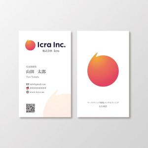 T-aki (T-aki)さんのマーケティングカンパニー「Icra」の名刺制作依頼への提案