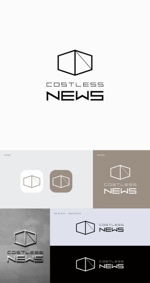 SENSORAMA (YYYY)さんの新築アパート名「costless(ｺｽﾄﾚｽ)NEWS」 の文字ロゴへの提案