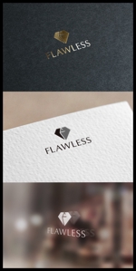 mogu ai (moguai)さんの新設法人　FLAWLESS株式会社のロゴ　※「FLAWLESS」の部分のみへの提案