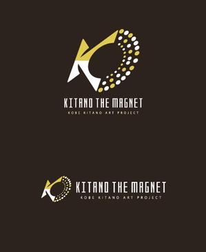 masato_illustrator (masato)さんの神戸北野のアートプロジェクト「KITANO THE MAGNET」のロゴへの提案