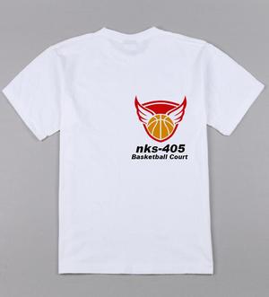 ぽんぽん (haruka0115322)さんのバスケットボールアパレルブランド「nks-405」のTシャツデザインへの提案