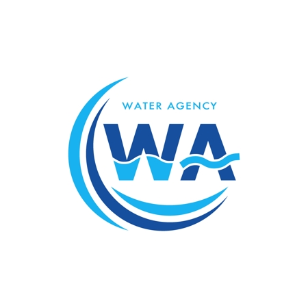 わたなべ ひでき (watanabe-hideki)さんの上下水道事業を主体とする『ウォーターエージェンシー』のロゴ（エンブレム）への提案