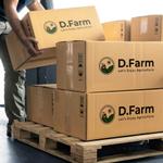 Xlebreknit (Xlebreknit)さんの会社ロゴ「D.Farm」を使用したロゴの作成への提案