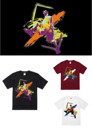 Kenji ERC Takahashi (higher_than_bridge)さんのバスケットボールアパレルブランド「nks-405」のTシャツデザインへの提案