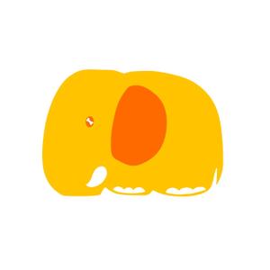 nana｜イラストレーター (nanayyyy)さんの黄色のゾウでのイメージキャラクターへの提案