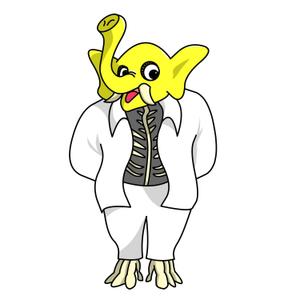 MATSU (stm0044)さんの黄色のゾウでのイメージキャラクターへの提案