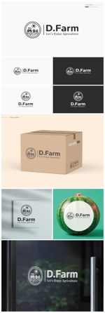 OHA (OHATokyo)さんの会社ロゴ「D.Farm」を使用したロゴの作成への提案