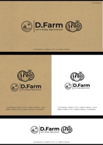 SAITO DESIGN (design_saito)さんの会社ロゴ「D.Farm」を使用したロゴの作成への提案