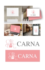 Hernandez (king_j)さんの女性のためのインナービューティーケアブランド「CARNA（カルナ）」のロゴへの提案