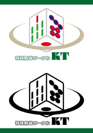 IJCA-ｋ (IJCA-k)さんのサークル名【特殊麻雀サークルKT】のロゴ作成依頼への提案