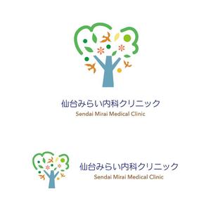 田中　威 (dd51)さんの新規開業クリニック「仙台みらい内科クリニック」のロゴへの提案
