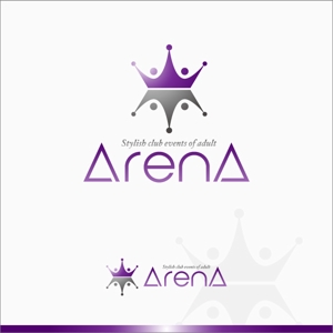 taro_designさんのクラブイベント団体「Arena」(アリーナ)のロゴ作成への提案