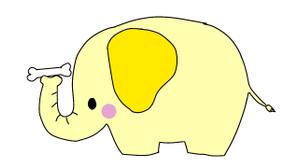 Keiko0515 (keiko-0515)さんの黄色のゾウでのイメージキャラクターへの提案