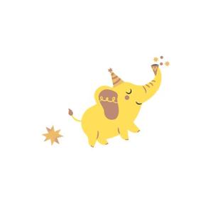 fontoknak (fontoknak)さんの黄色のゾウでのイメージキャラクターへの提案