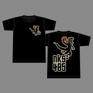 竜の方舟 (ronsunn)さんのバスケットボールアパレルブランド「nks-405」のTシャツデザインへの提案