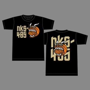 竜の方舟 (ronsunn)さんのバスケットボールアパレルブランド「nks-405」のTシャツデザインへの提案