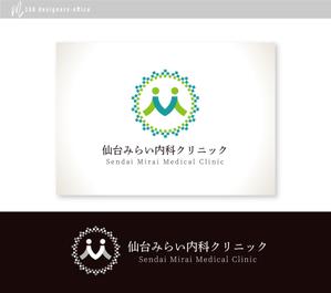m358designers-office (masa_tibineo_358)さんの新規開業クリニック「仙台みらい内科クリニック」のロゴへの提案