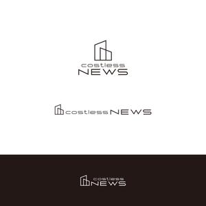 Kei Miyamoto (design_GM)さんの新築アパート名「costless(ｺｽﾄﾚｽ)NEWS」 の文字ロゴへの提案