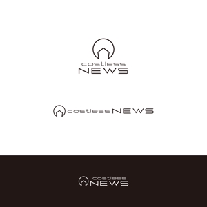 Kei Miyamoto (design_GM)さんの新築アパート名「costless(ｺｽﾄﾚｽ)NEWS」 の文字ロゴへの提案