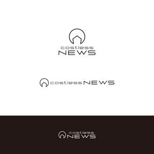 Kei Miyamoto (design_GM)さんの新築アパート名「costless(ｺｽﾄﾚｽ)NEWS」 の文字ロゴへの提案