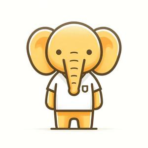 モッツァレラ千鶴子 (morimori-molybdan)さんの黄色のゾウでのイメージキャラクターへの提案