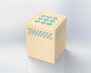 moned (M1DESIGN)さんの空気清浄器　木製カバーのデザインへの提案