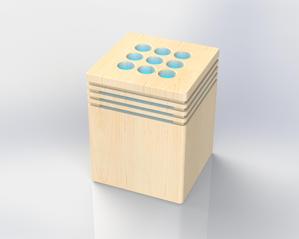 moned (M1DESIGN)さんの空気清浄器　木製カバーのデザインへの提案