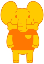 並木ヒノ (namiki)さんの黄色のゾウでのイメージキャラクターへの提案