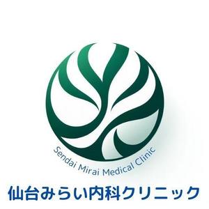 モッツァレラ千鶴子 (morimori-molybdan)さんの新規開業クリニック「仙台みらい内科クリニック」のロゴへの提案