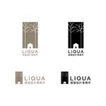 BUTTER GRAPHICS (tsukasa110)さんの富山で上質な暮らしをコンセプトに住宅を手がける「LIQUA建築設計事務所」のロゴ制作への提案