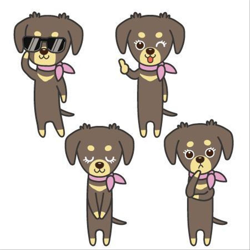 チワックスキャラクター案　ポーズ.jpg
