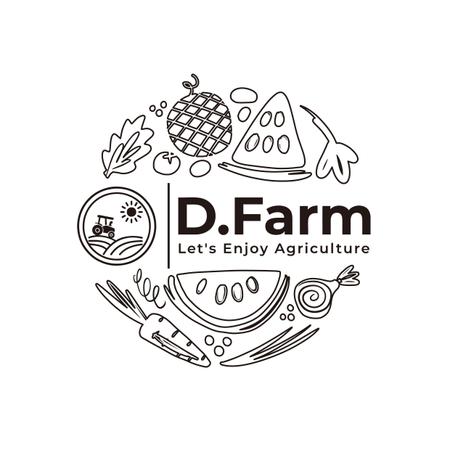 ebi88 (ebi88)さんの会社ロゴ「D.Farm」を使用したロゴの作成への提案