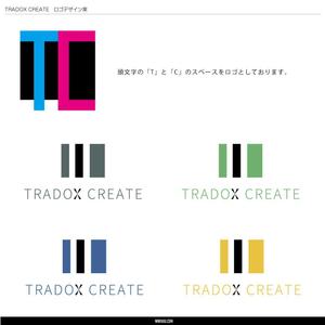 まるぅ (maruuu-com)さんの社名ロゴ「TRADOX CREATE」への提案