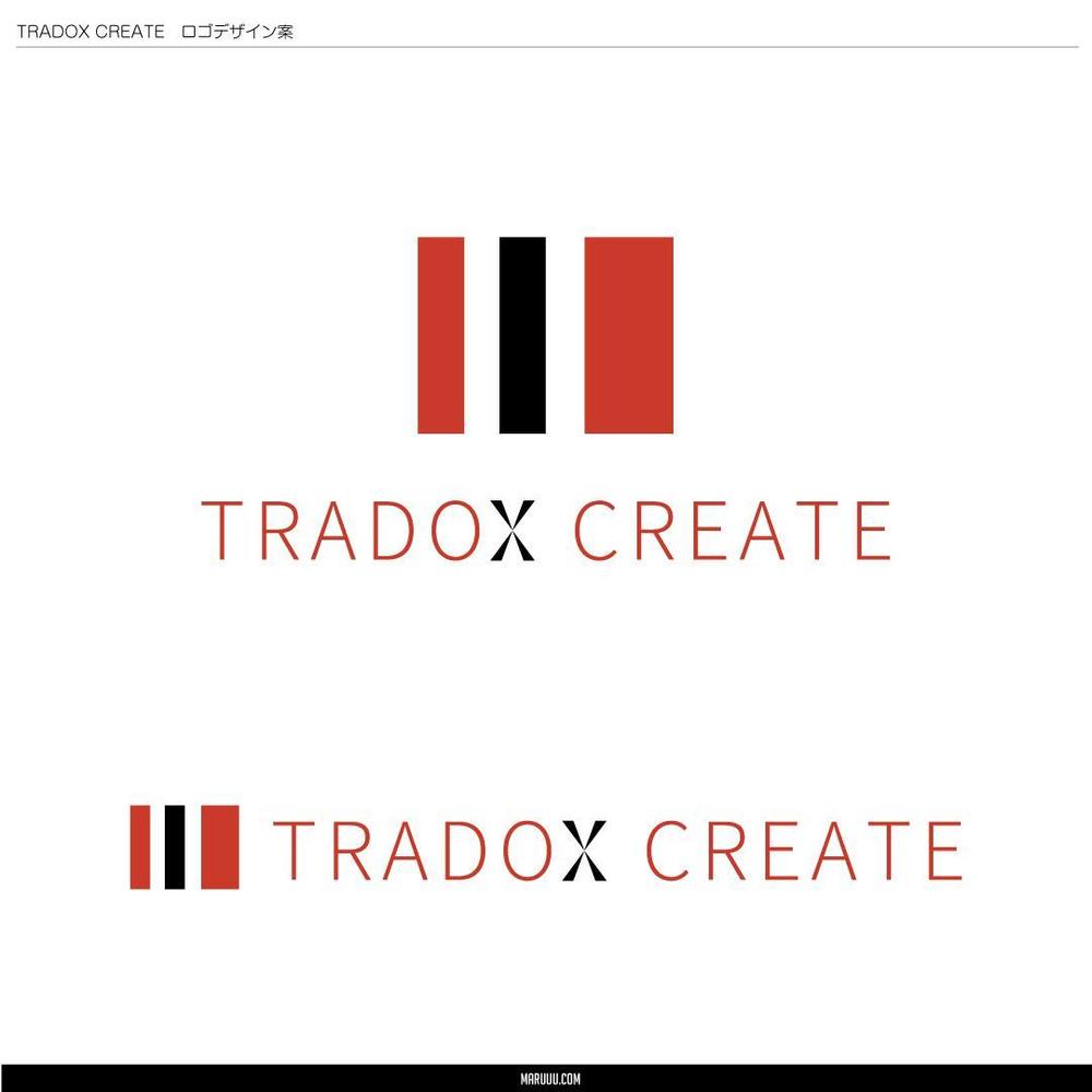 社名ロゴ「TRADOX CREATE」