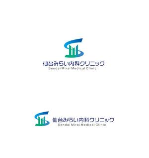 atomgra (atomgra)さんの新規開業クリニック「仙台みらい内科クリニック」のロゴへの提案