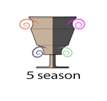 Olive (snowleopardyyss)さんの飲食店（Bar)「5season」のロゴへの提案