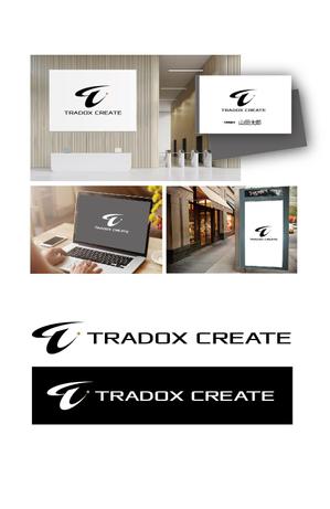 K-J (king_j)さんの社名ロゴ「TRADOX CREATE」への提案