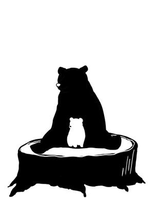 Bedy (dhd_office)さんのアウトドア商品にプリントする『木に座っているクマ』のイラストへの提案
