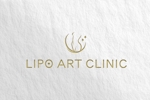 Mina Karashima (xxna)さんの脂肪吸引によるボディデザイン、脂肪豊胸を専門にした美容外科「Lipo art clinic」のロゴへの提案