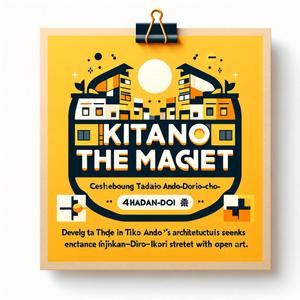 hana88 (hanato88)さんの神戸北野のアートプロジェクト「KITANO THE MAGNET」のロゴへの提案